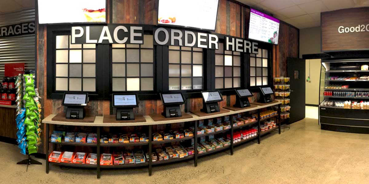 self checkout kiosks